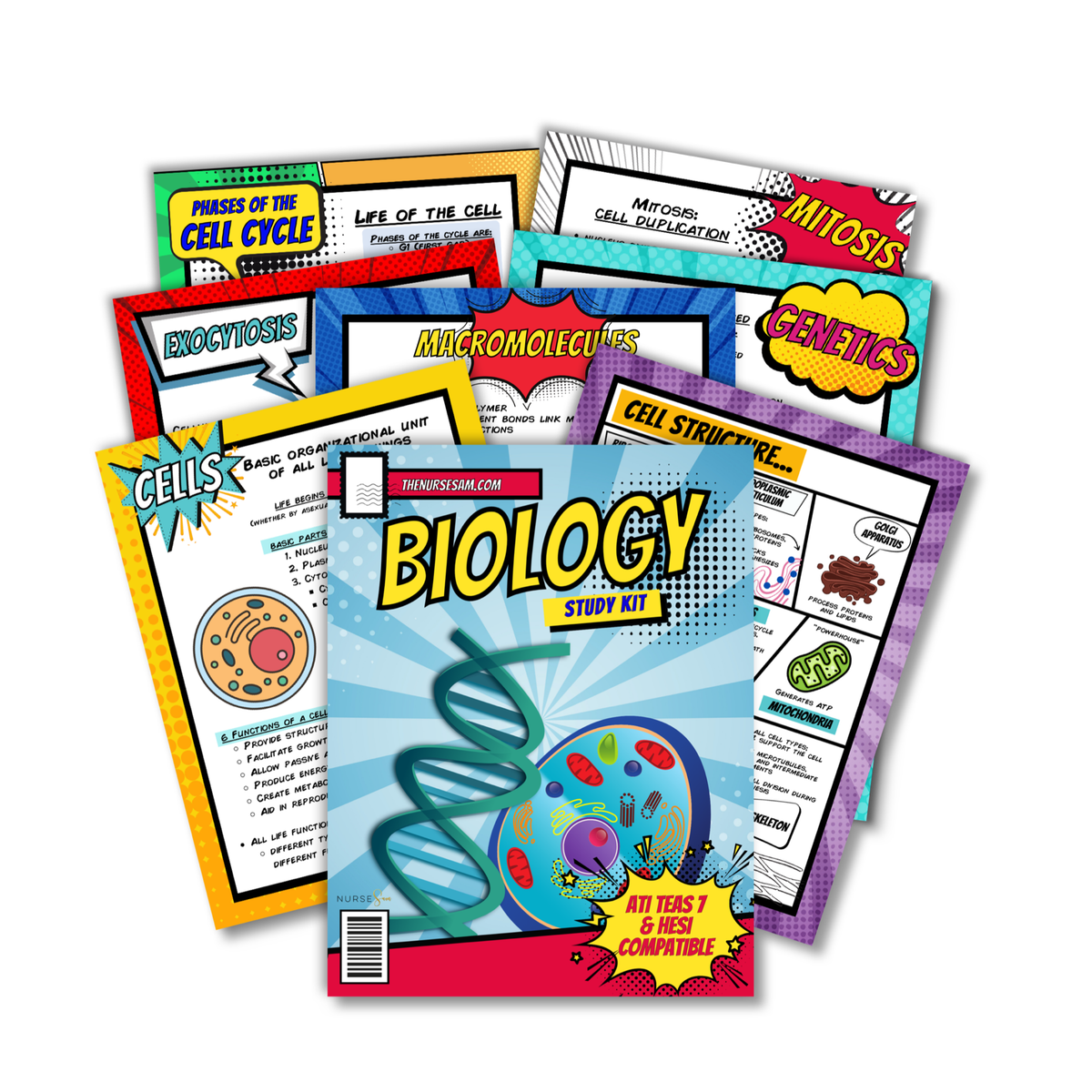 Biology Study Kit The Nurse Sam