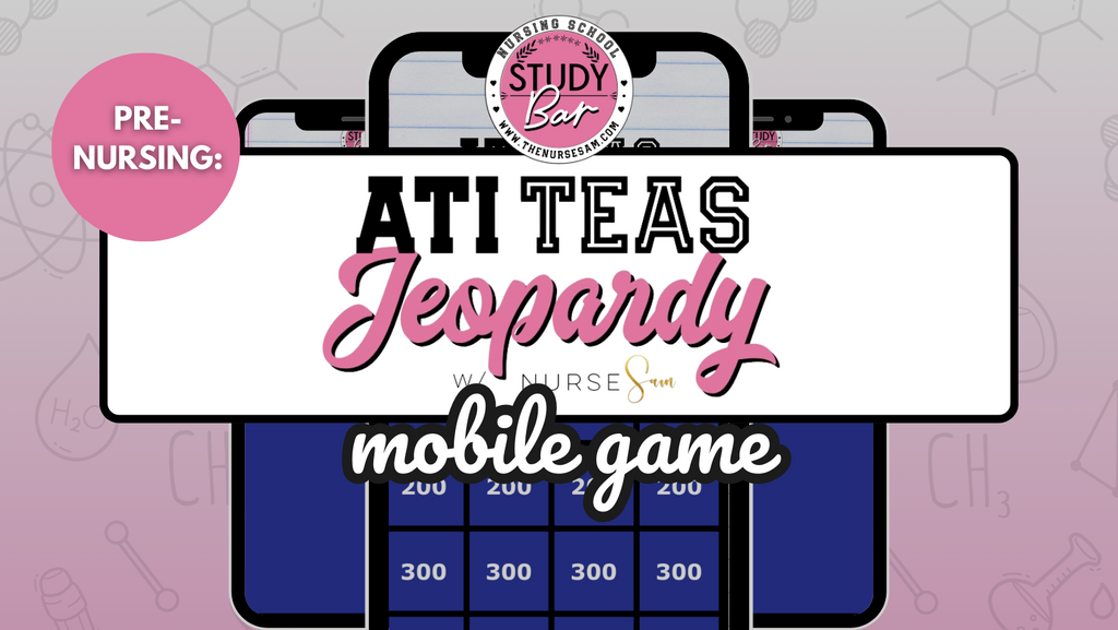 ATI TEAS HESI Jeopardy Review Game with The Nurse Sam