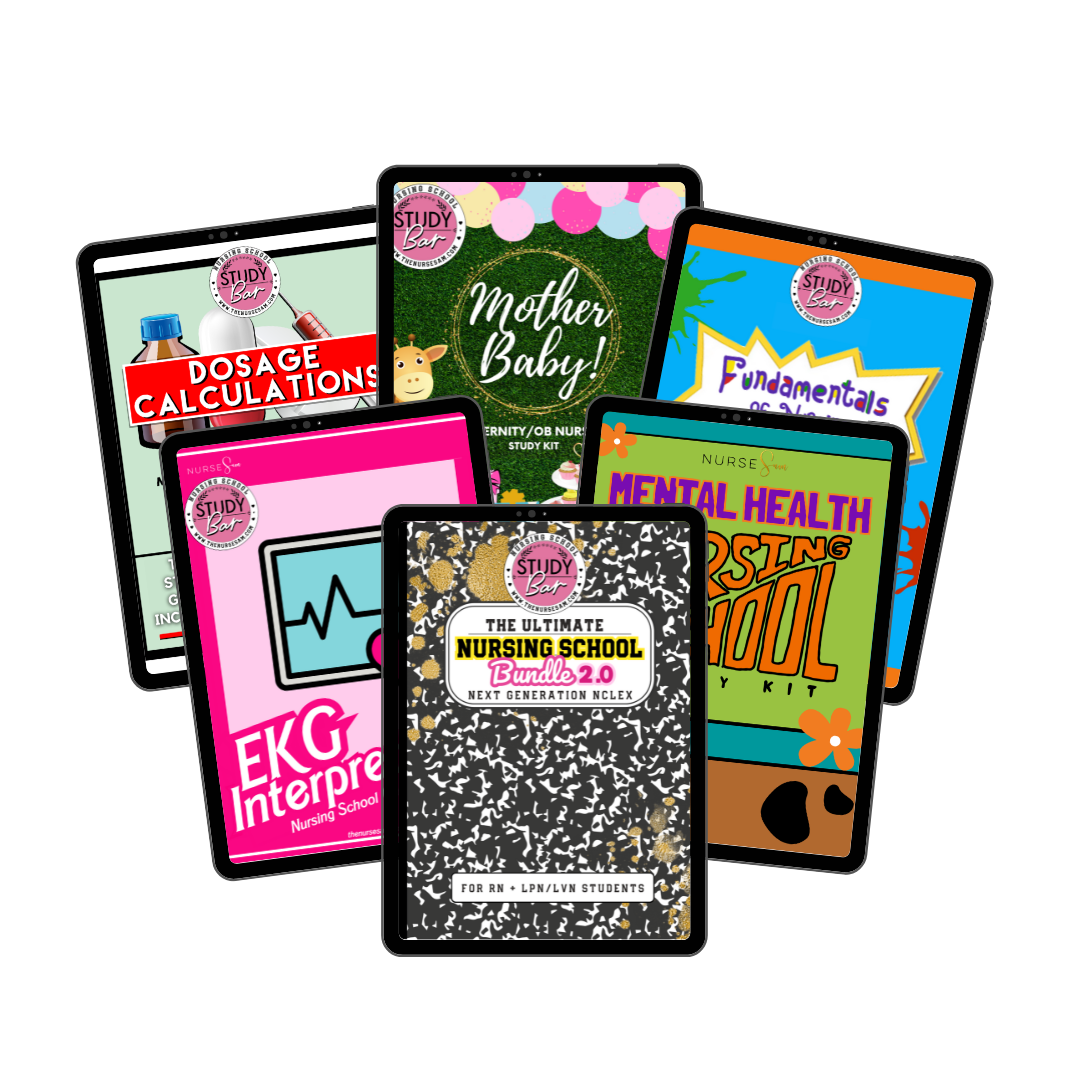 Shop All Nurse Sam Study Guides: Nursing School, NCLEX, ATI TEAS