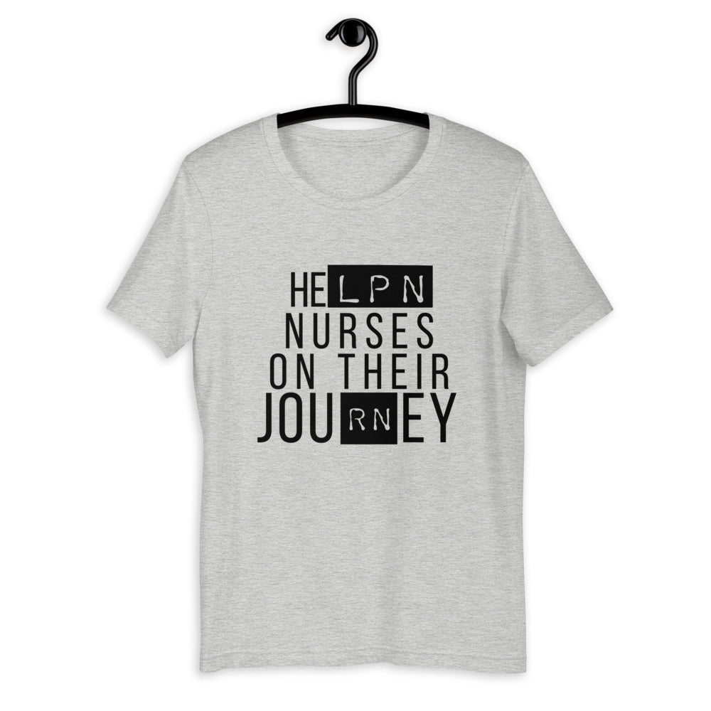 Nurse LPN RN Journey T-shirt - The Nurse Sam